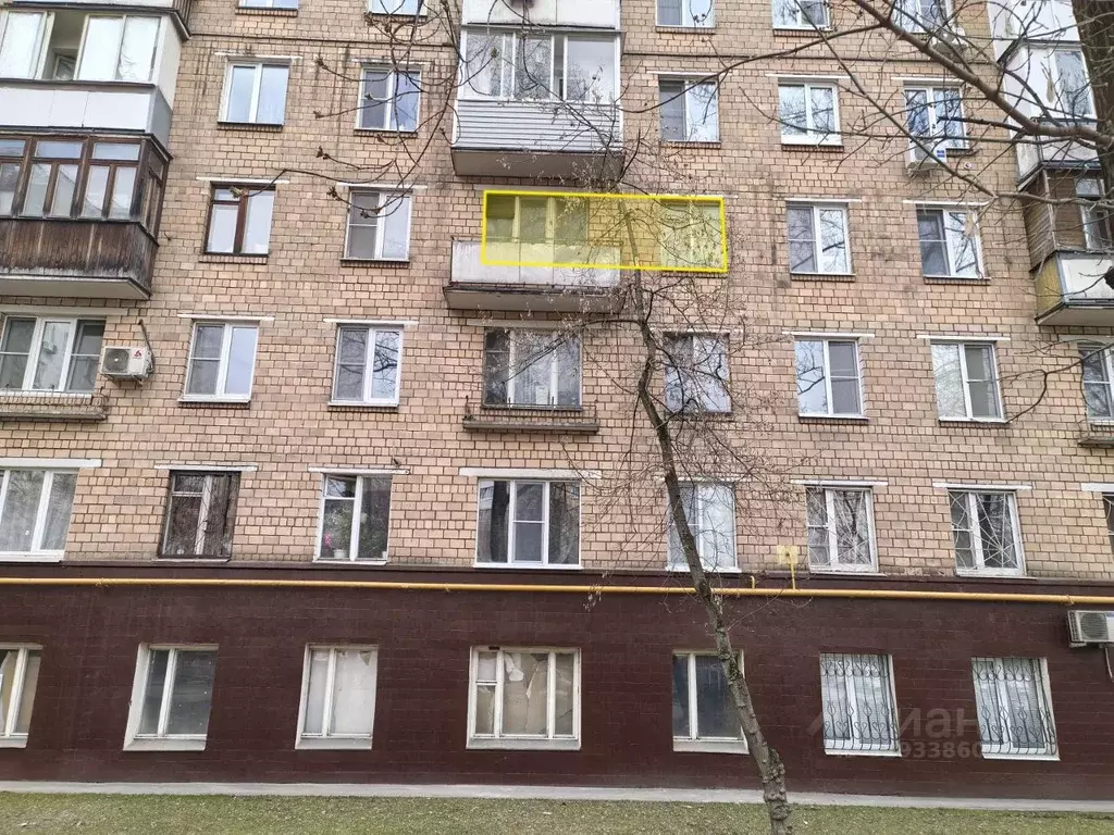 Свободной планировки кв. Москва ул. Воловья, 3 (29.7 м) - Фото 2