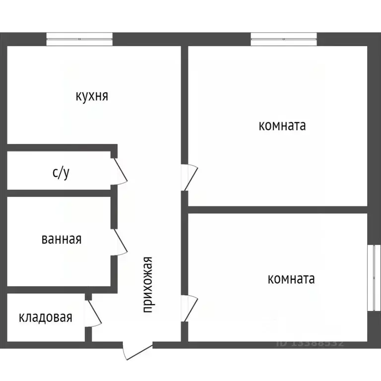 2-к кв. Красноярский край, Заозерный г. Рыбинский муниципальный округ, ... - Фото 1