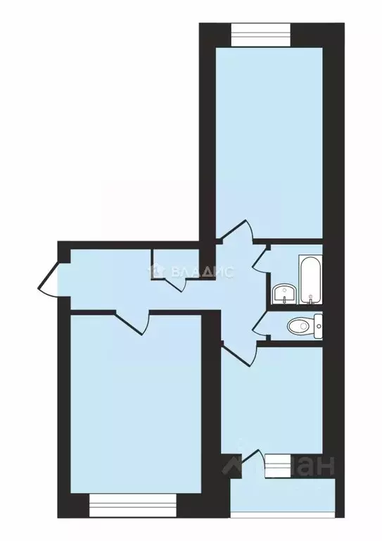 2-к кв. Владимирская область, Покров ул. Быкова, 2 (46.8 м) - Фото 2