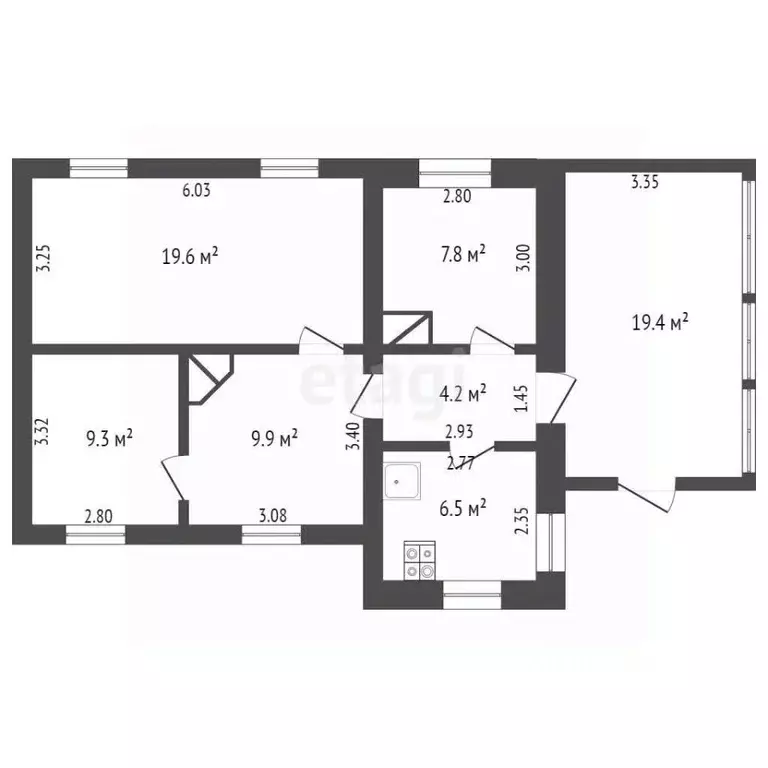 Дом в Самарская область, Самара Красносельская ул., 61 (57 м) - Фото 1