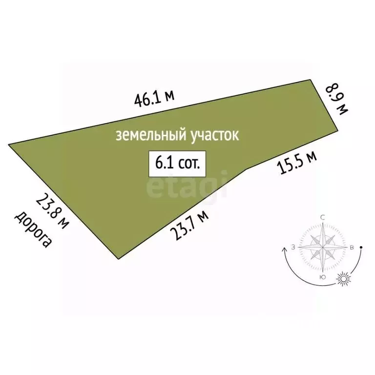 Участок в Севастополь, Севастополь, Балаклава г. Горняк садоводческое ... - Фото 2