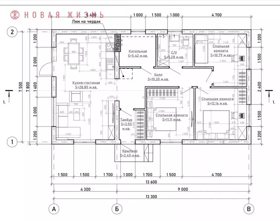Коттедж в Самарская область, Волжский район, Черноречье с/пос, пос. ... - Фото 1
