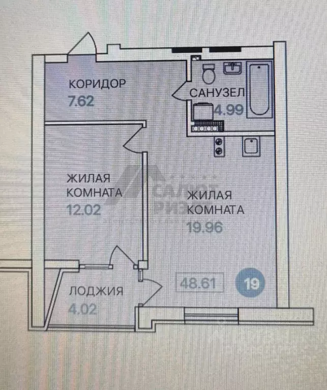 2-к кв. Калининградская область, Светлогорск ул. Кленовая, 1 (45.0 м) - Фото 2