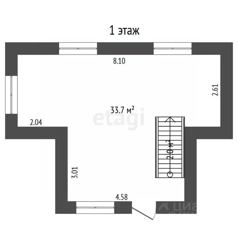 Дом в Тюменская область, Тюмень Электрон СНТ, ул. Цветочная (43 м) - Фото 1