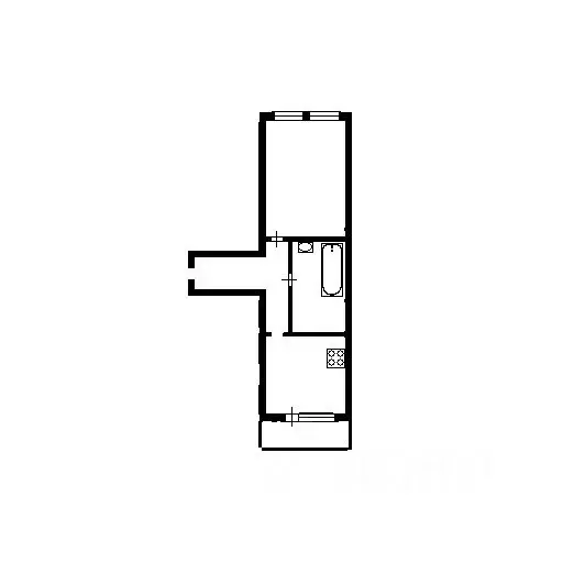 1-к кв. Новосибирская область, Новосибирск Горский мкр, 67 (42.0 м) - Фото 2