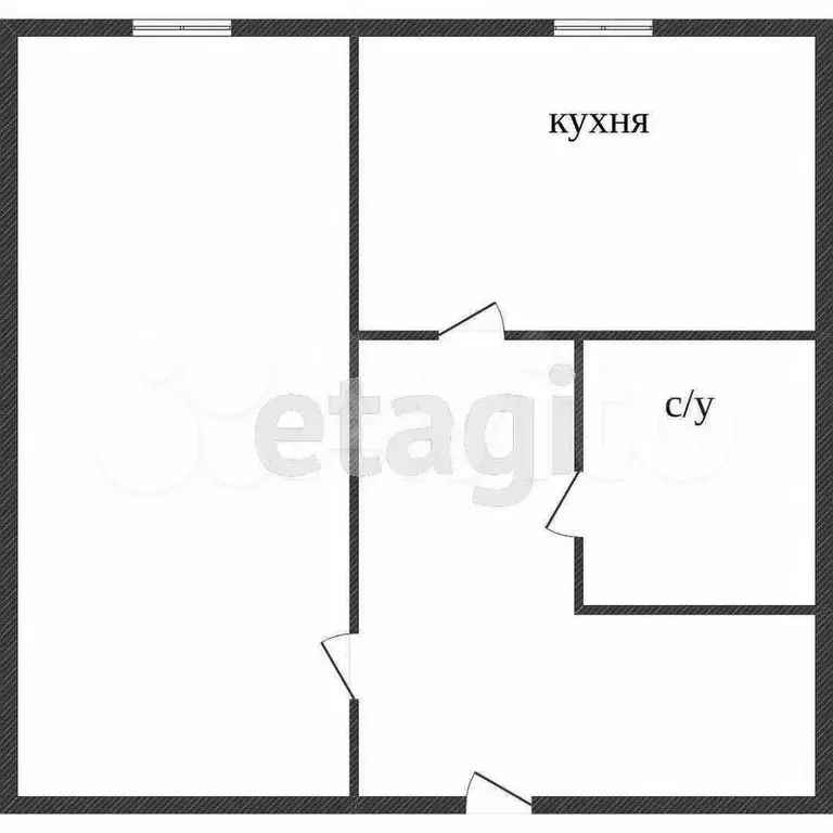 1-к. квартира, 20,8 м, 3/5 эт. - Фото 0