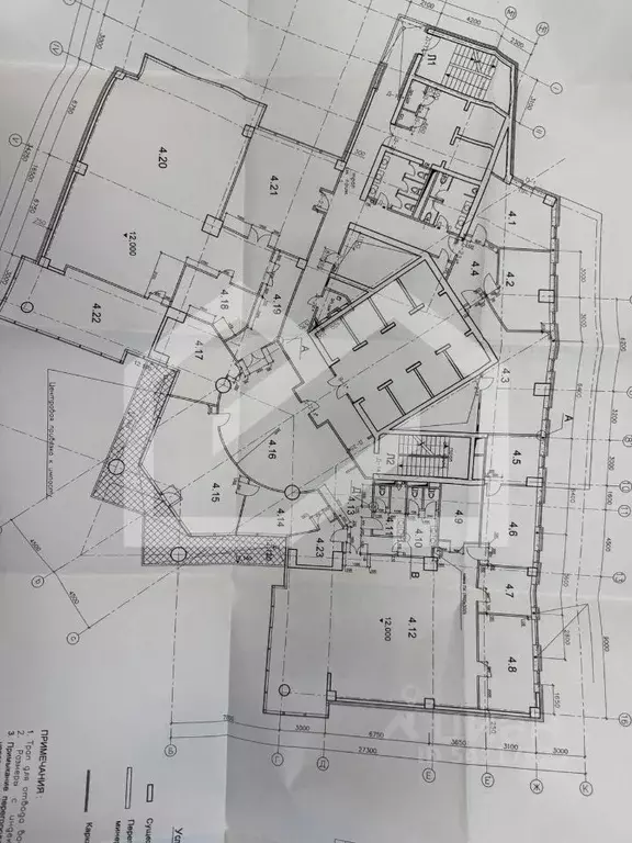 Помещение свободного назначения в Москва Семеновская пл., 1А (900 м) - Фото 2