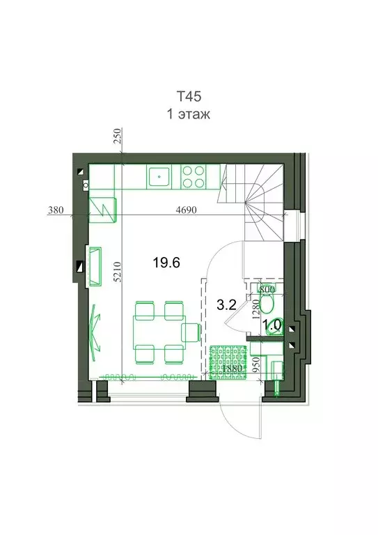 Дом в Элитный, микрорайон Берёзки, 184 (45.79 м) - Фото 1