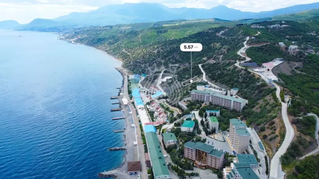 Участок в Крым, Алушта муниципальный округ, пос. Семидворье  (5.57 ... - Фото 1
