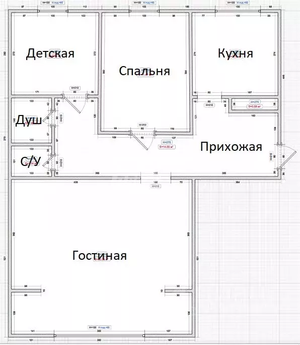 3-к кв. Дагестан, Махачкала просп. Имама шамиля, 91А (80.0 м) - Фото 1