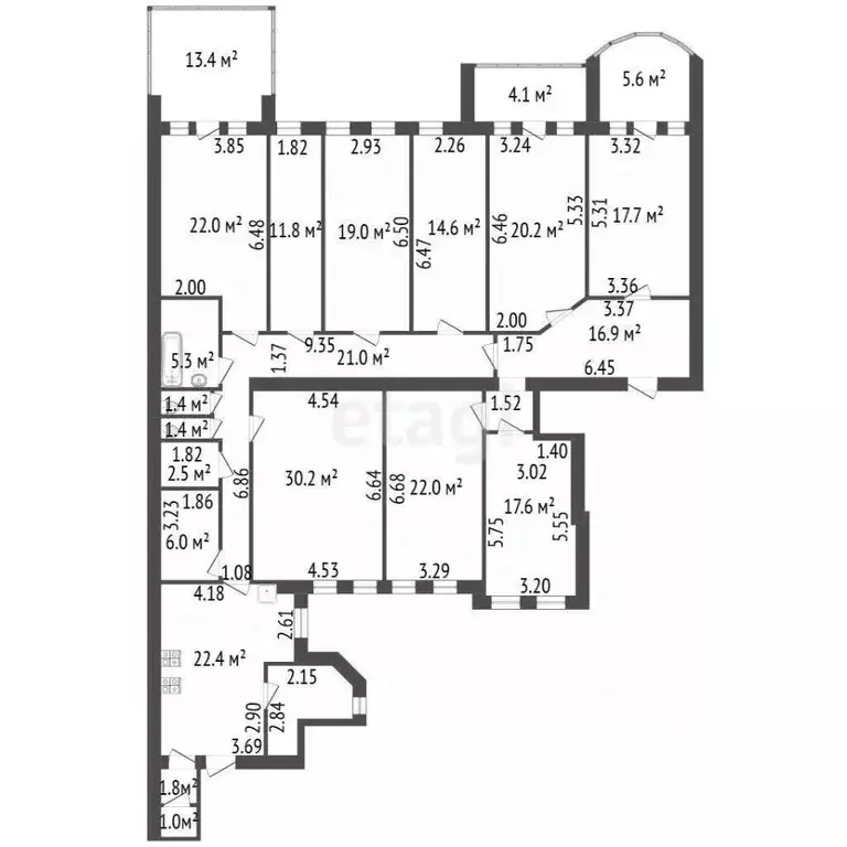 Комната Санкт-Петербург ул. Профессора Попова, 26 (22.0 м) - Фото 1