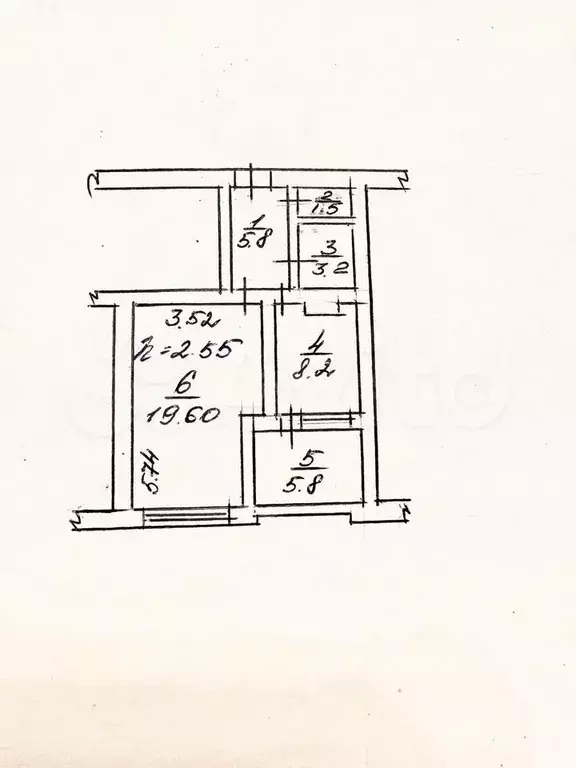 1-к. квартира, 41,2 м, 2/9 эт. - Фото 0