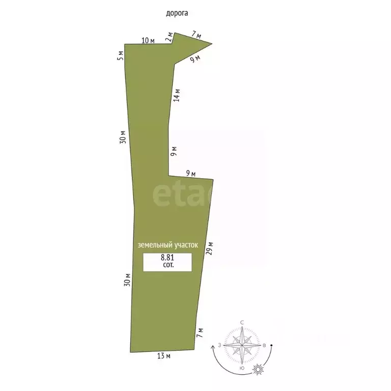 Участок в Ставропольский край, Кисловодск Белорусская ул. (8.81 сот.) - Фото 1