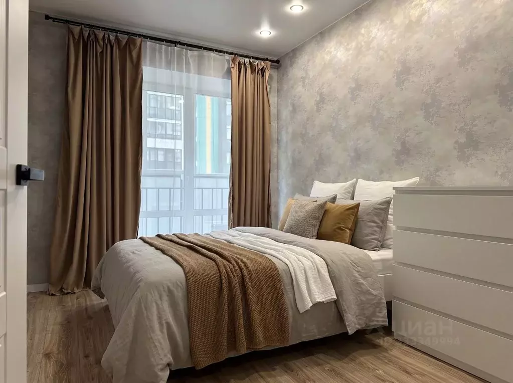1-к кв. Татарстан, Казань ул. Николая Ершова, 66В (35.0 м) - Фото 1