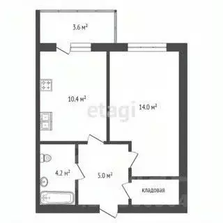 1-к кв. Забайкальский край, Чита ул. Усуглинская, 6 (36.3 м) - Фото 2