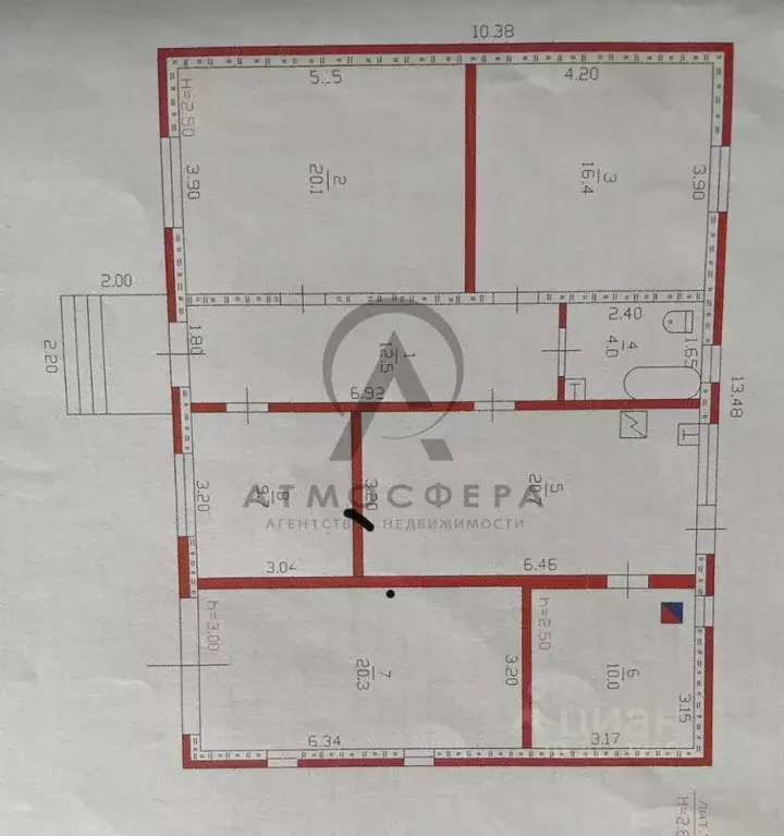 Дом в Краснодарский край, Хадыженск Апшеронский район, Черноморская ... - Фото 2