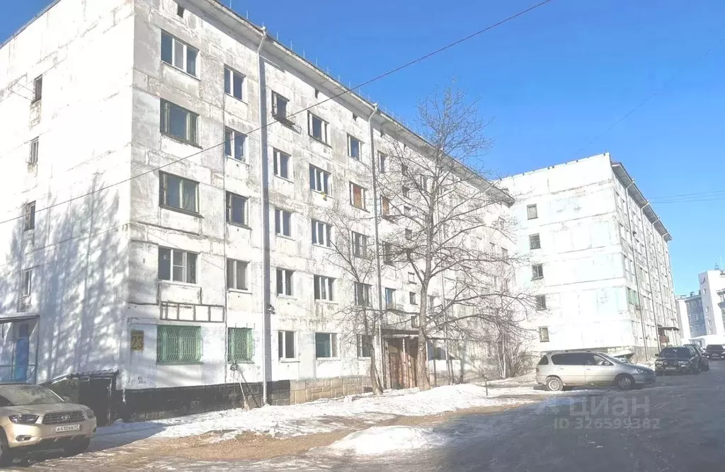 1-к кв. Магаданская область, Сокол пгт ул. Королева, 23 (25.0 м) - Фото 1