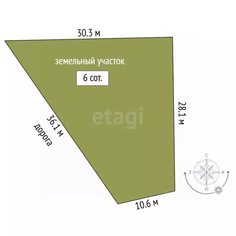 Участок в Крым, Симферопольский район, Урожайновское с/пос, ... - Фото 1