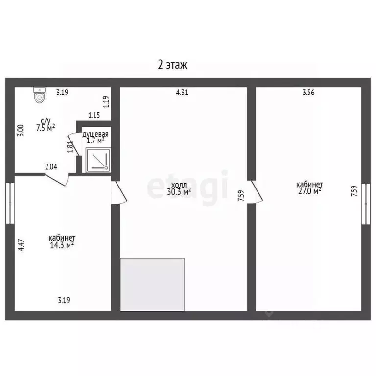 Офис в Ямало-Ненецкий АО, Тарко-Сале Пуровский район, Газпромовская ... - Фото 2