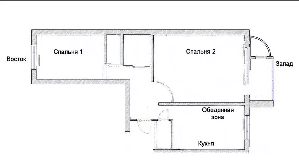 2-комнатная квартира: Москва, улица Гурьянова, 4к2 (65 м) - Фото 1