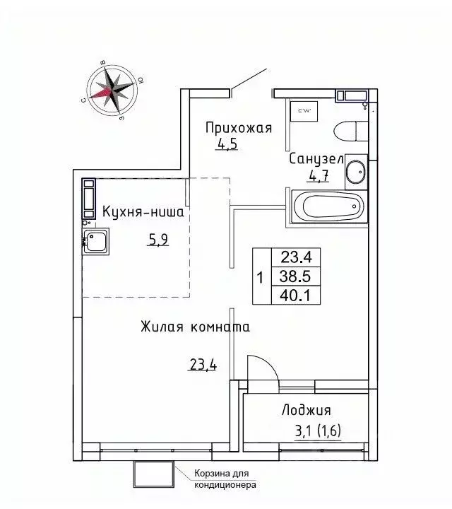 1-к кв. Приморский край, Надеждинский район, пос. Новый Новый жилой ... - Фото 1