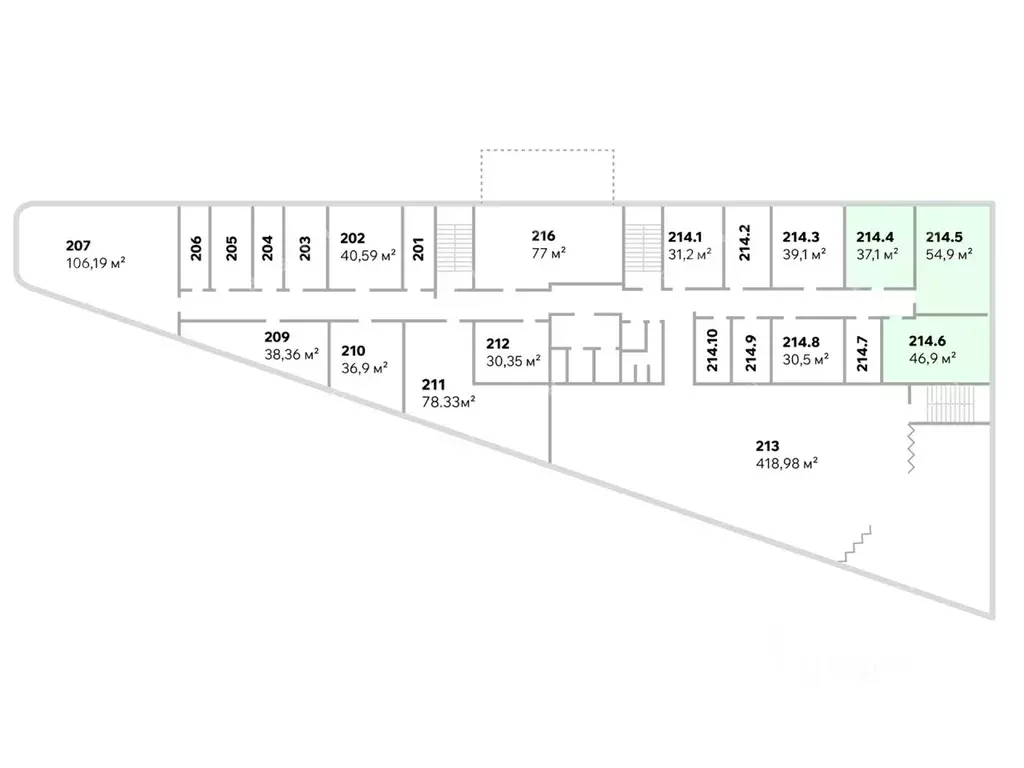 Офис в Санкт-Петербург Гранитная ул., 51 (139 м) - Фото 2