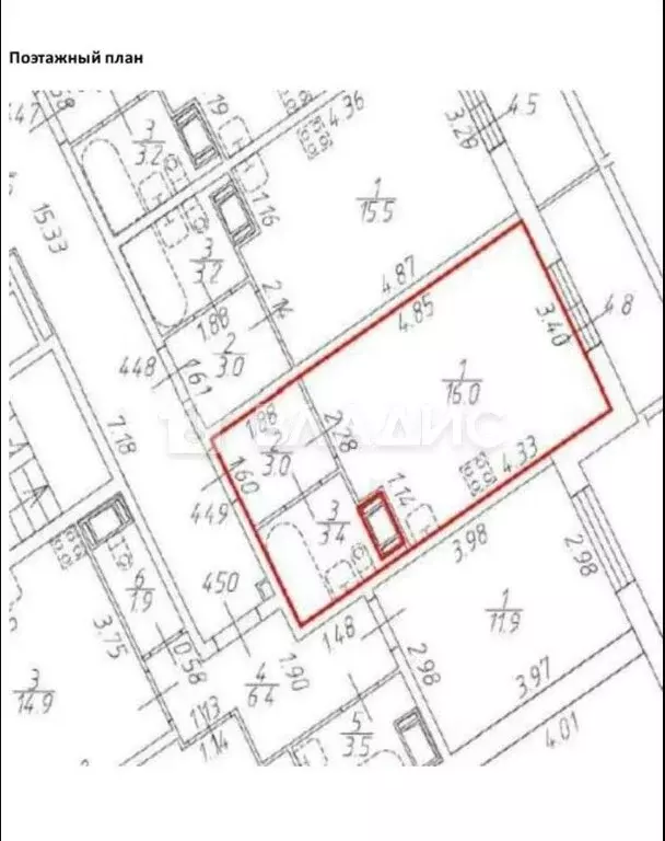 Квартира-студия: Санкт-Петербург, Русановская улица, 24 (22.3 м) - Фото 0