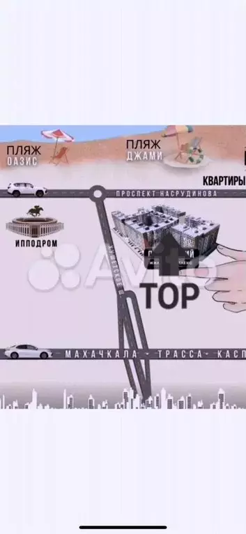 Квартира-студия, 32 м, 4/14 эт. - Фото 0