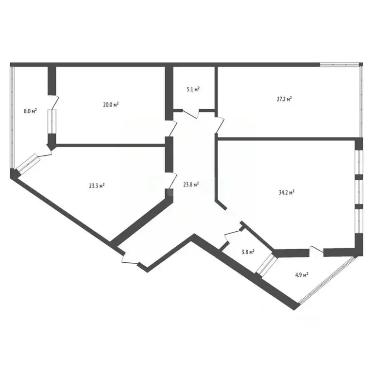 3-к кв. Красноярский край, Красноярск ул. Карла Маркса, 8а (139.4 м) - Фото 1