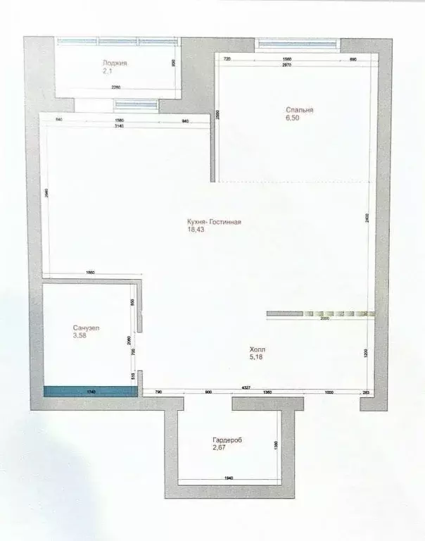 1-к кв. Татарстан, с. Пестрецы ул. Гаврилова, 9 (37.4 м) - Фото 2