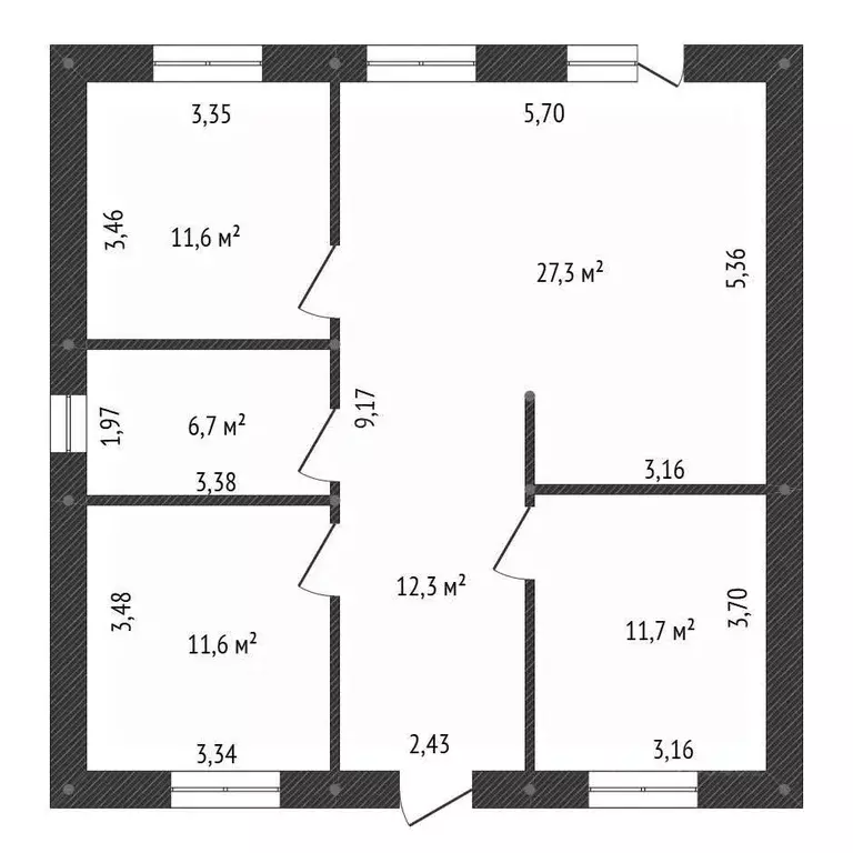 Дом в Башкортостан, Уфа городской округ, с. Нагаево ул. Широтная (92 ... - Фото 1