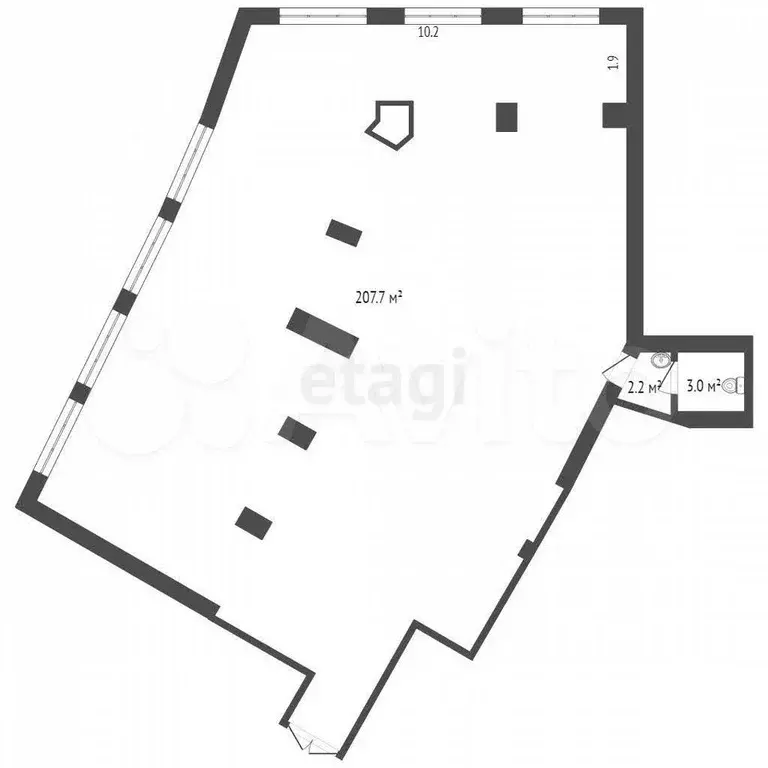 Продам помещение свободного назначения, 213 м - Фото 0