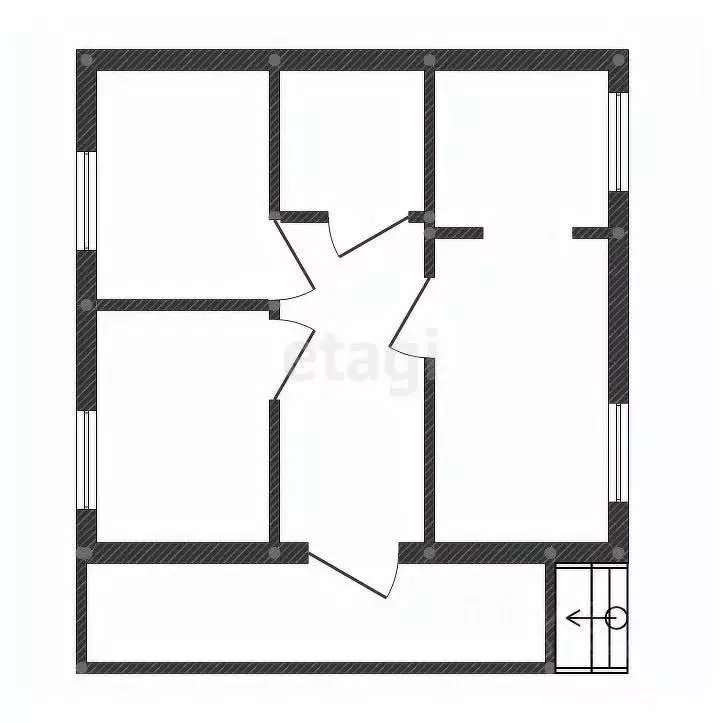 Дом в Башкортостан, Уфа Родничок-2 СНТ, 9 (80 м) - Фото 2