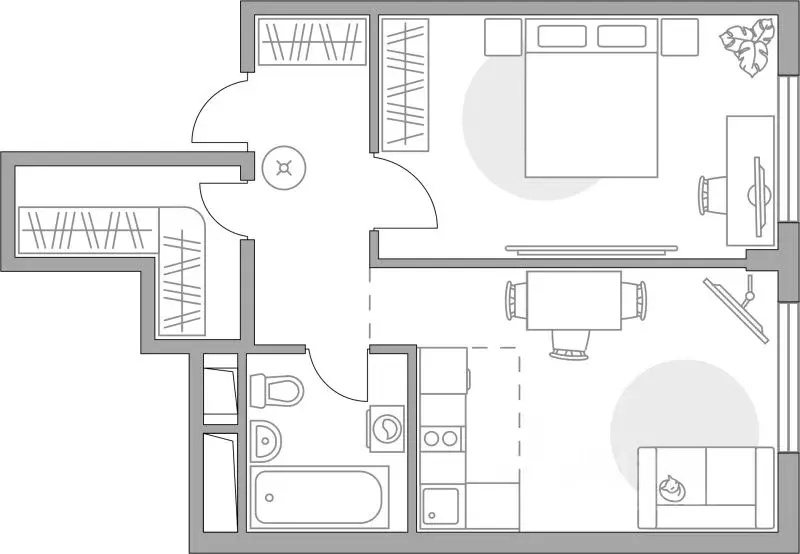 2-к кв. Московская область, Красногорск Опалиха мкр, ул. Береговая, 1 ... - Фото 1