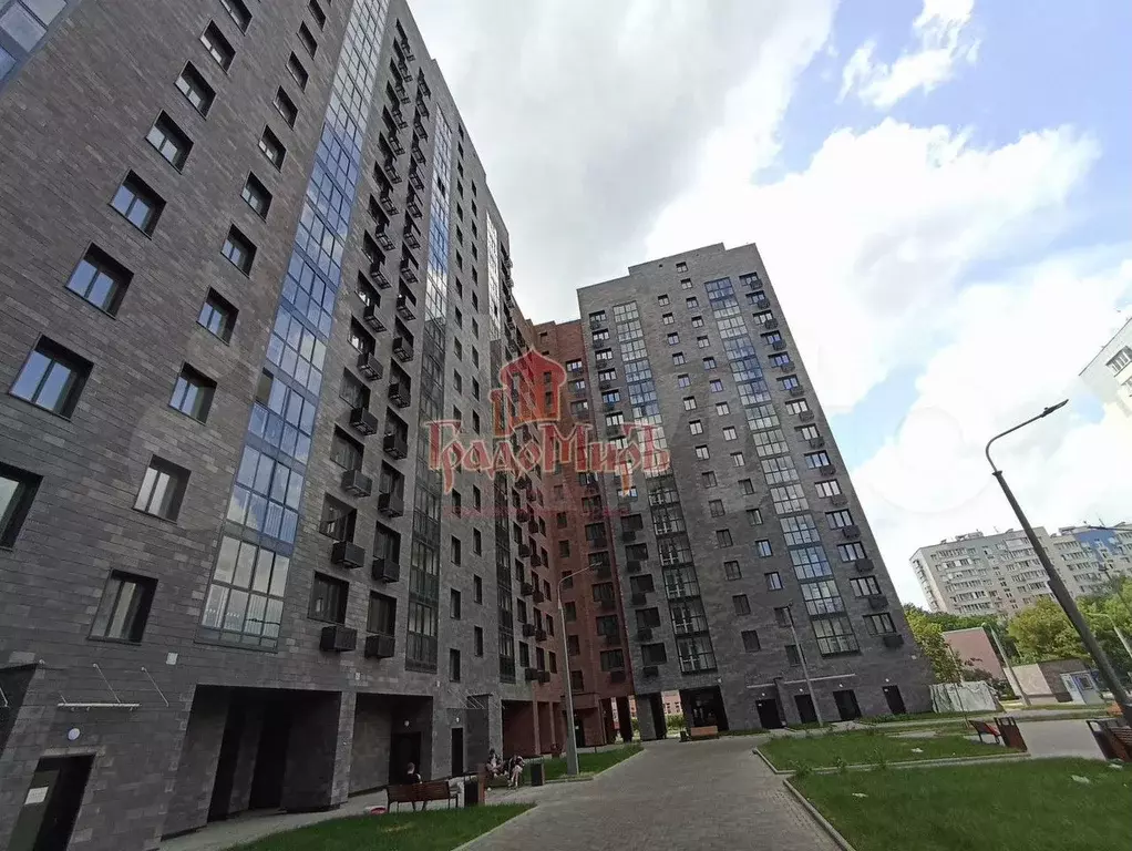 1-к. квартира, 43 м, 2/17 эт. - Фото 1
