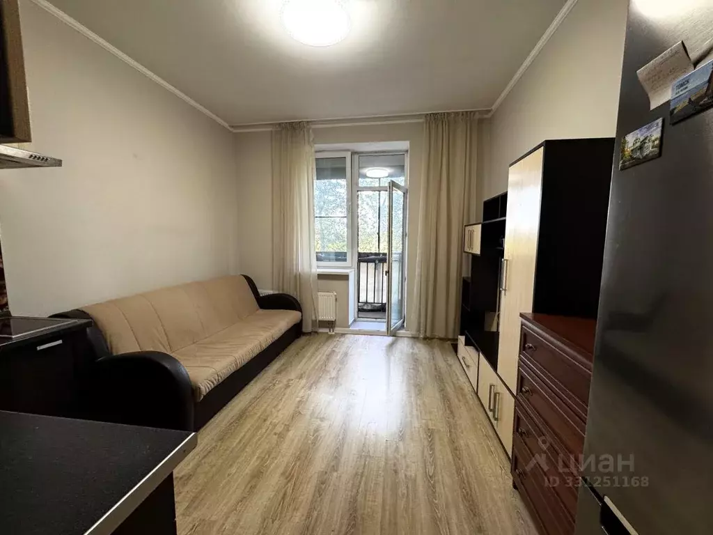 Студия Москва ул. Медовая Долина, 7к2 (21.4 м) - Фото 1
