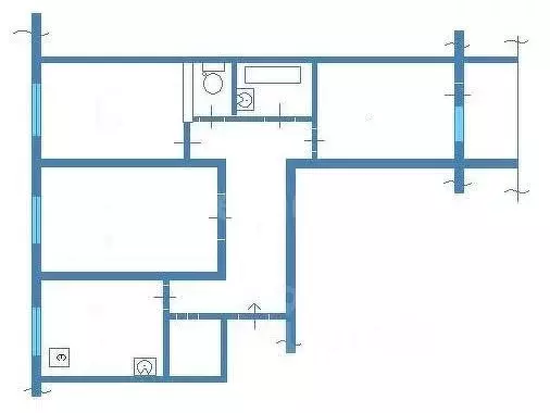 3-к кв. Хабаровский край, Хабаровск Южный мкр, ул. Панфиловцев, 36 ... - Фото 1