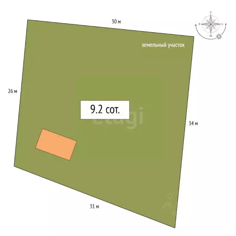 Дом в Алтай, с. Кош-Агач ул. Имени Воронковых, 51 (28 м) - Фото 1