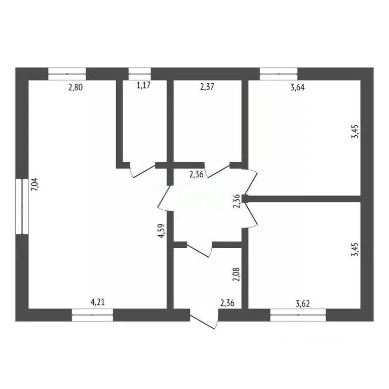 Дом в Амурская область, Благовещенский район, с. Чигири ул. Вишневая, ... - Фото 2