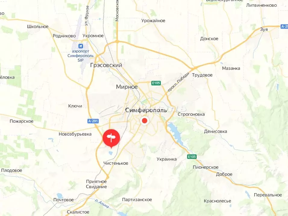Участок в Крым, Симферопольский район, Чистенское с/пос, Родничок СПК ... - Фото 1