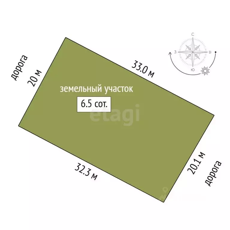 Участок в Тюменская область, Тюмень  (6.55 сот.) - Фото 2