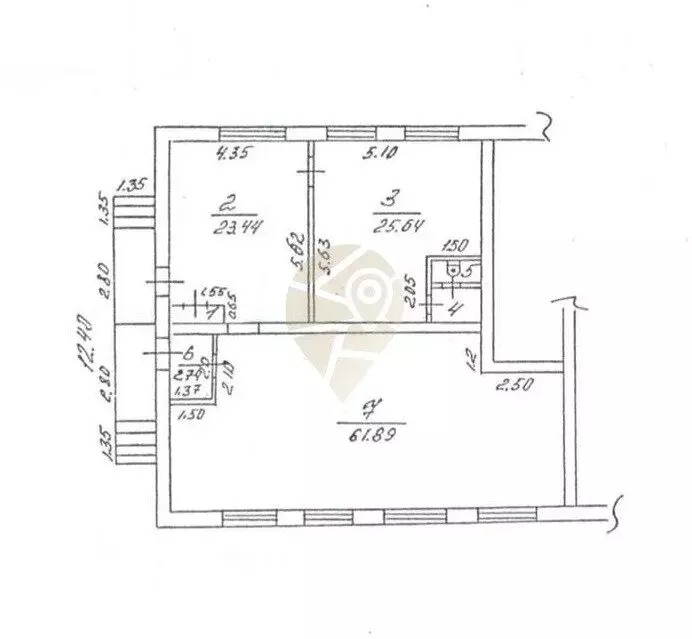 Помещение свободного назначения (117.17 м) - Фото 1