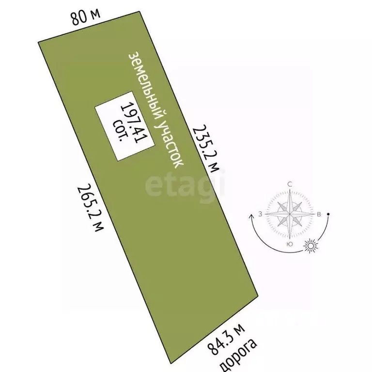 Участок в Крым, Бахчисарайский район, Верхореченское с/пос, с. ... - Фото 1