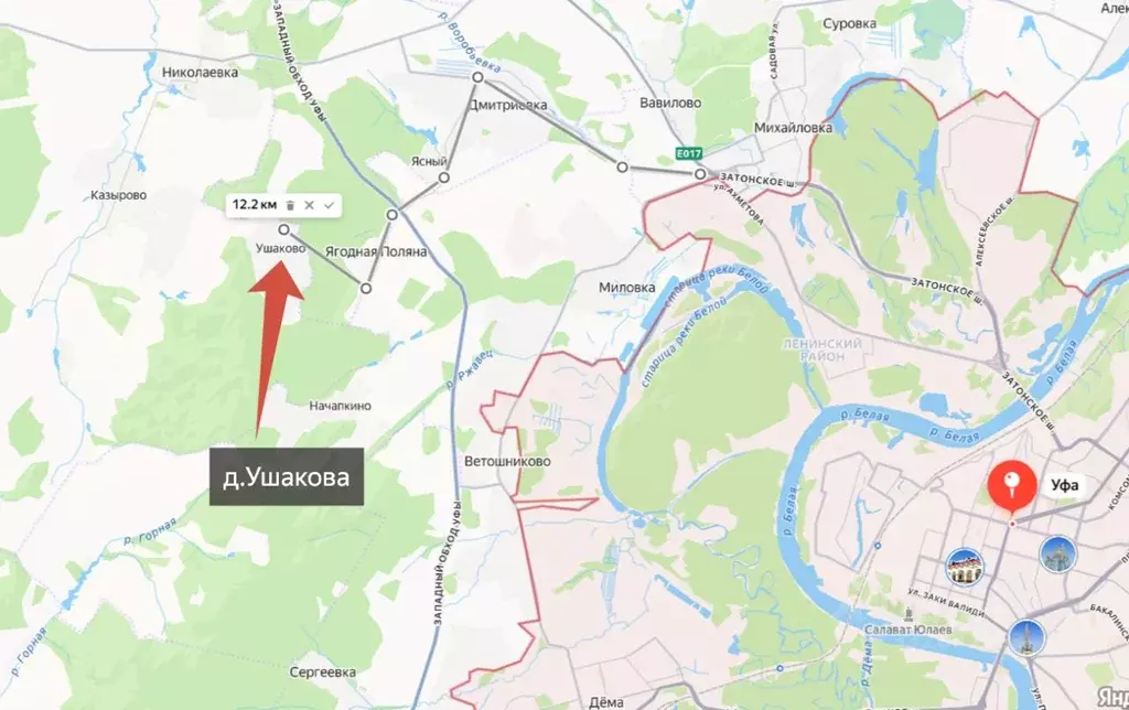Участок в Башкортостан, Уфимский район, Николаевский сельсовет, д. ... - Фото 1