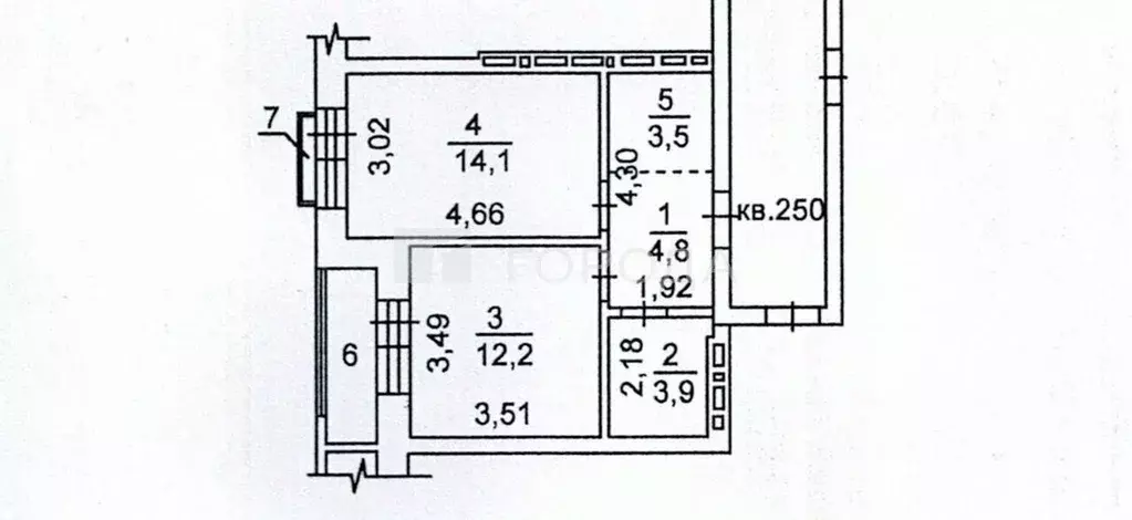 1-к кв. Новосибирская область, Новосибирск Красный просп., 167/3 (38.5 ... - Фото 2