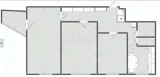 3-к кв. Тульская область, Богородицк 9 Мая ул., 27 (40.7 м) - Фото 2