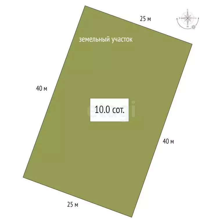 Участок в Майминский район, село Подгорное (10 м) - Фото 1