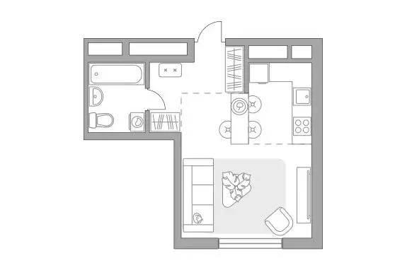 Квартира-студия: Мытищи, Тенистый бульвар, 9 (29.35 м) - Фото 1