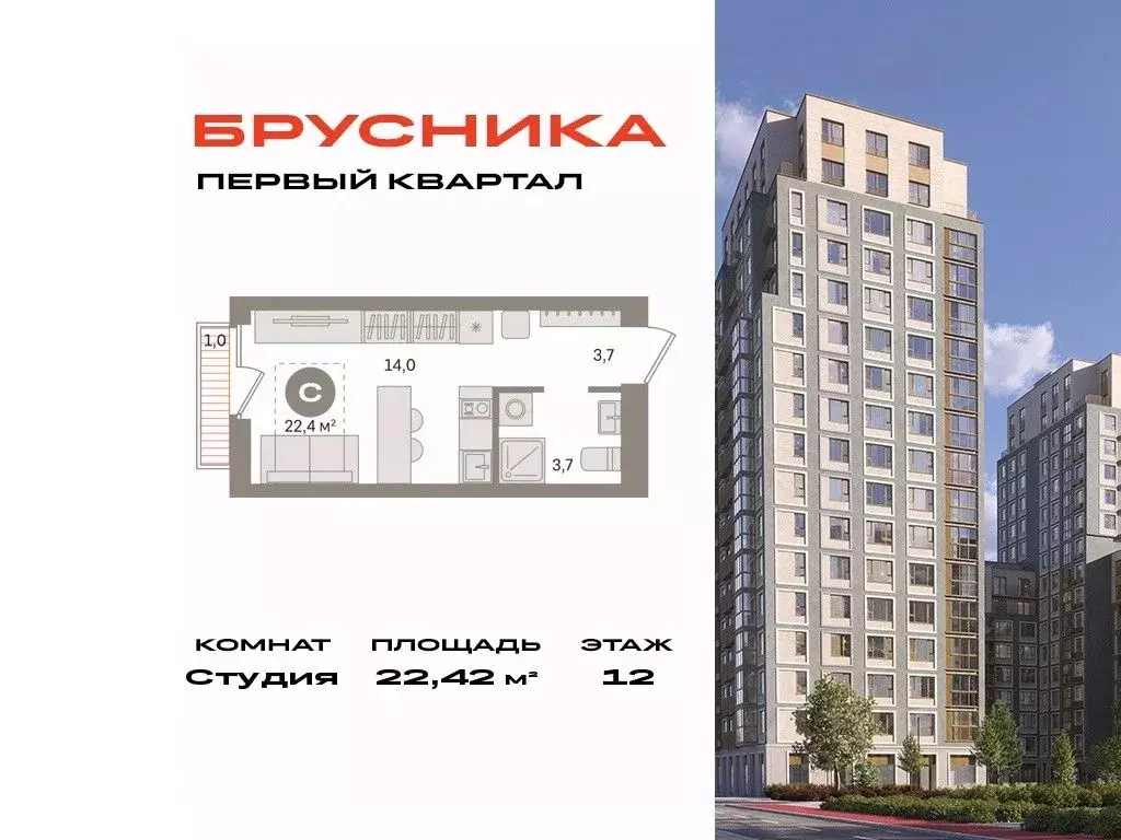 Студия Московская область, Ленинский городской округ, д. Сапроново, ... - Фото 0
