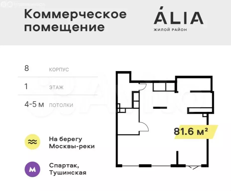 Свободного назначения, 81.6 м - Фото 0